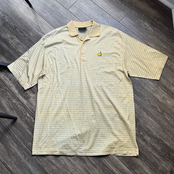 Masters Other - Masters polo striped white yellow L